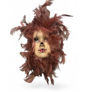 Feathered Masquerade Bisqueware Mask